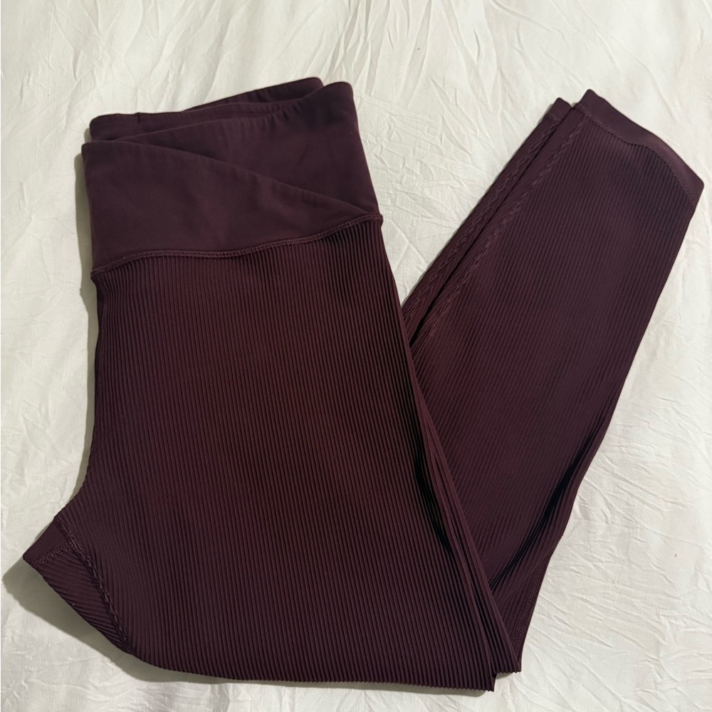 Athleta Elation Crossover Rib 7/8 Leggings